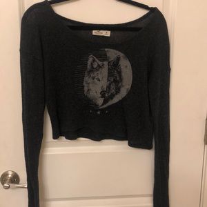 Wolf crop sweater